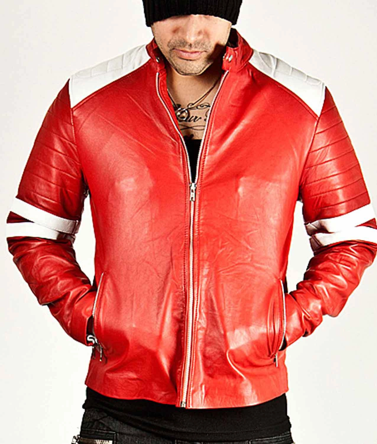 Fight Club red leather jacket | Tyler Durden