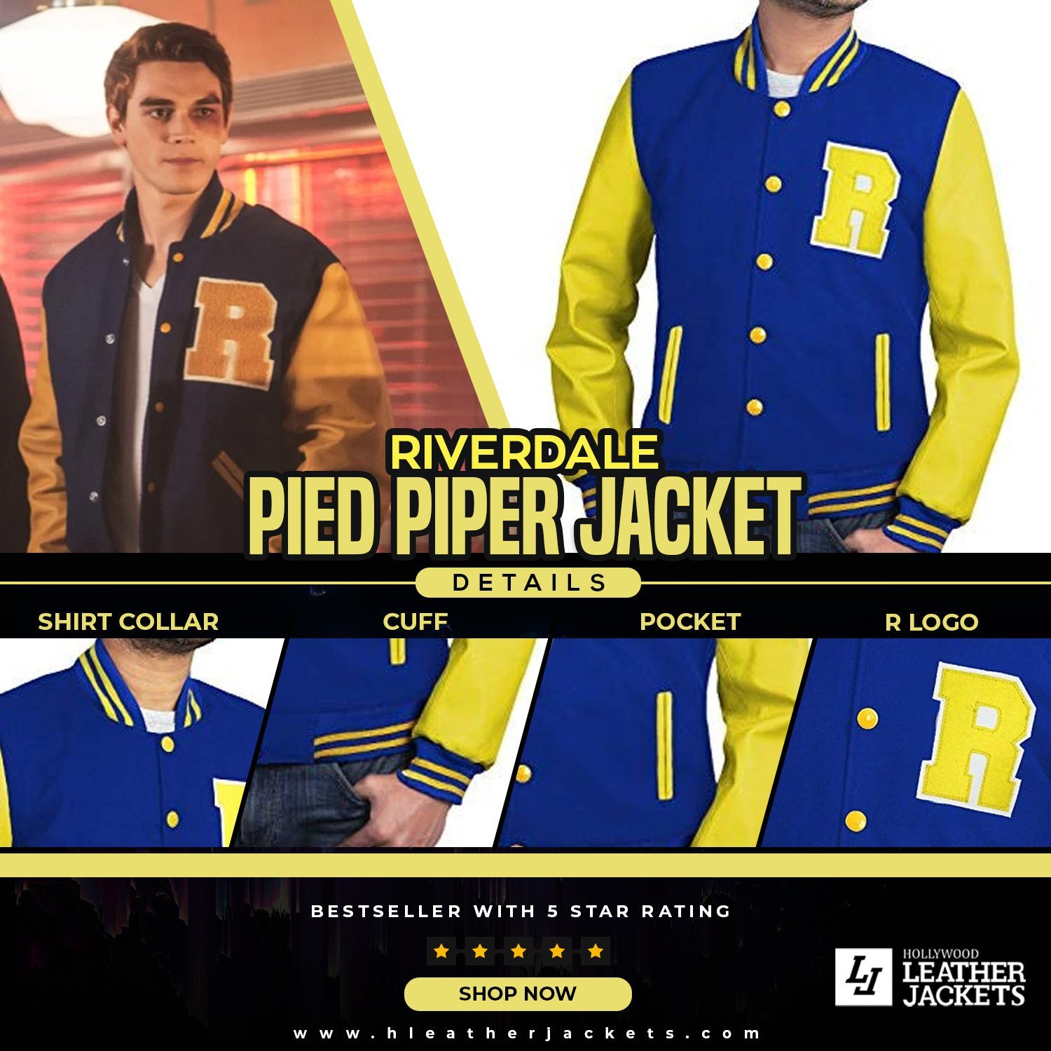 Archie Andrews Riverdale Jacket KJ Apa Letterman