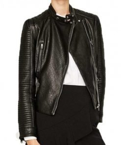 Arrow Dinah Drake Padded Leather Jacket