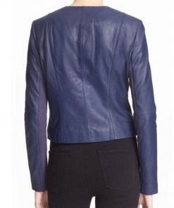 arrow-bett-rickards-blue-leather-jacket