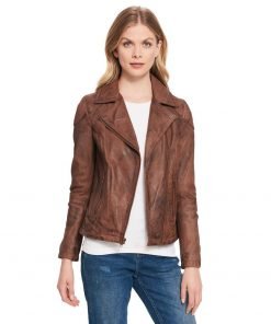 ASYMMETRICAL BUFFED JACKET