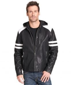 mens leather moto jacket