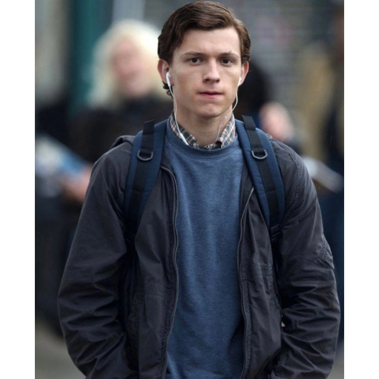 Peter Parker Spiderman Homecoming Grey Cotton Jacket