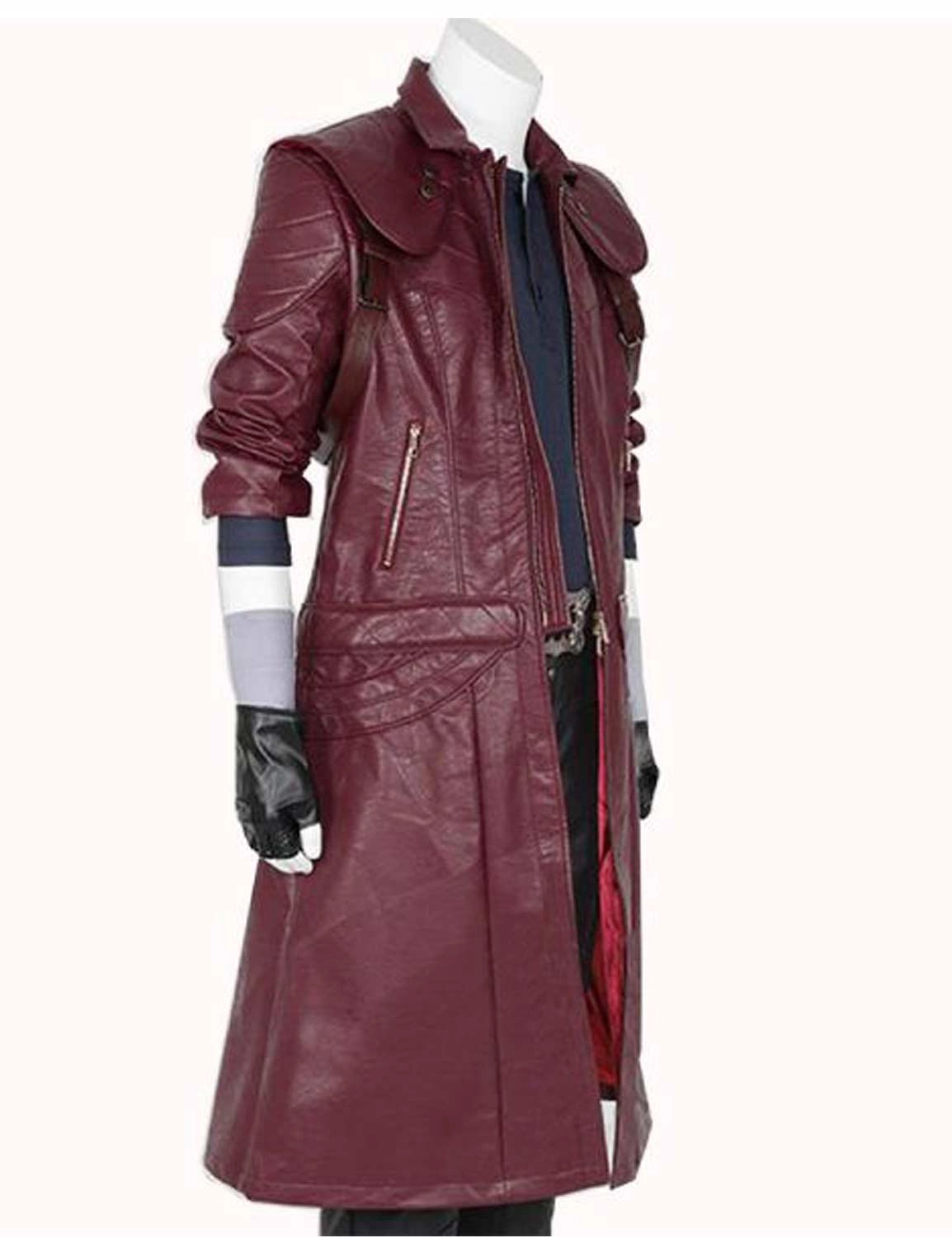 Devil May Cry 5 Dante's Leather Coat Costume - Film Star Outfits