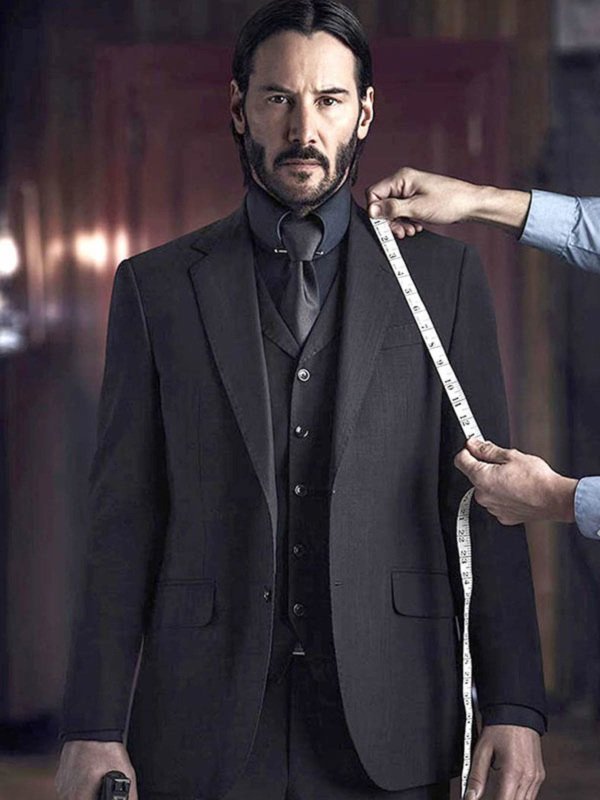 Keanu Reeves John Wick Grey Suit for Sale - Hleatherjackets