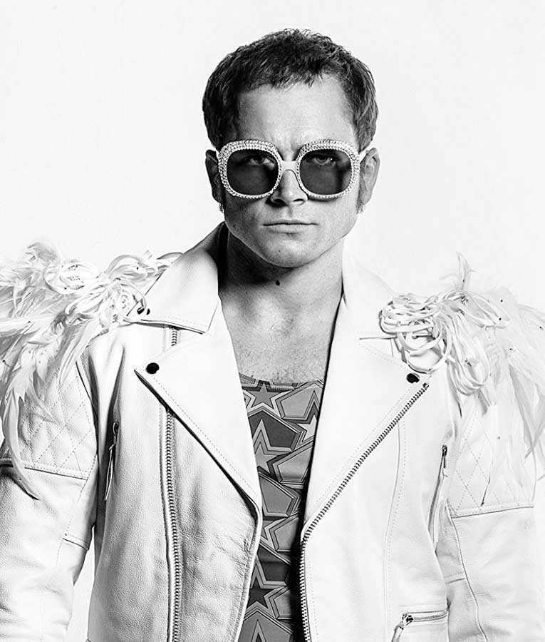 Elton John Motorcycle Jacket from Rocketman - Hleatherjackets