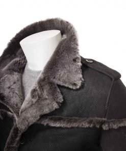 Mens Shearling leather Coat