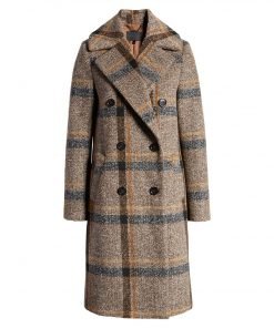 Womens Double Breasted Coat
