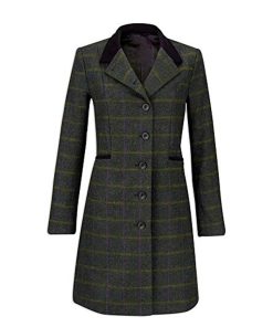 Style British Tweed Coat For Women's