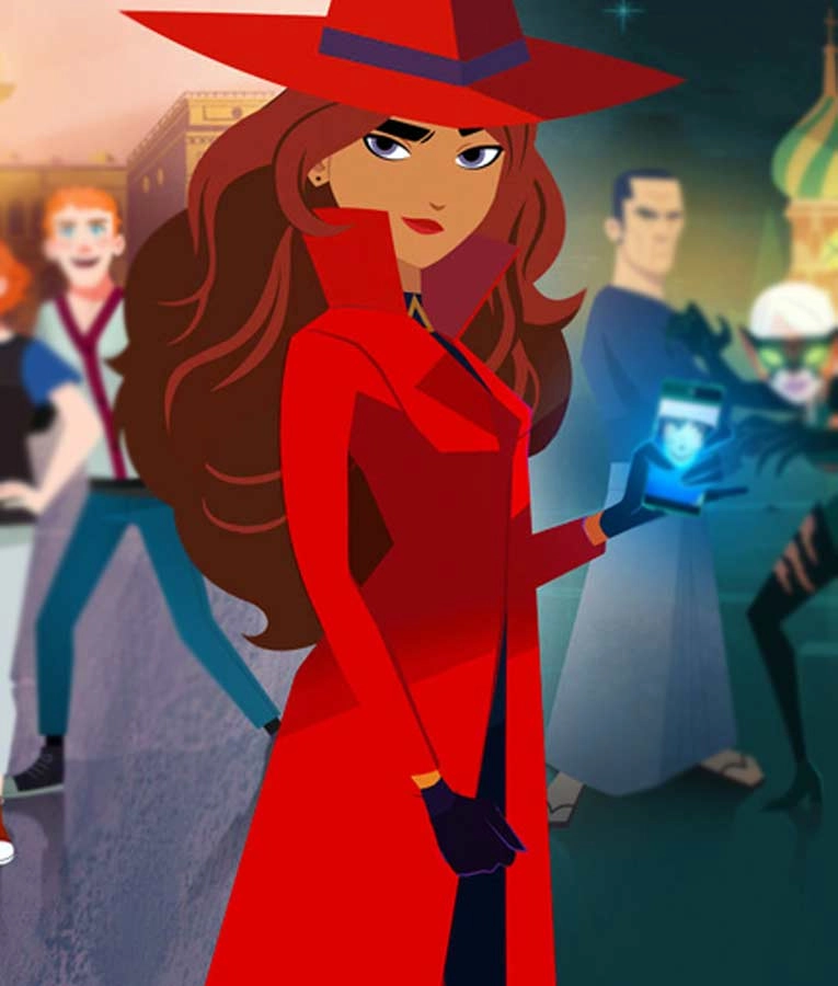 Carmen sandiego red coat 2025