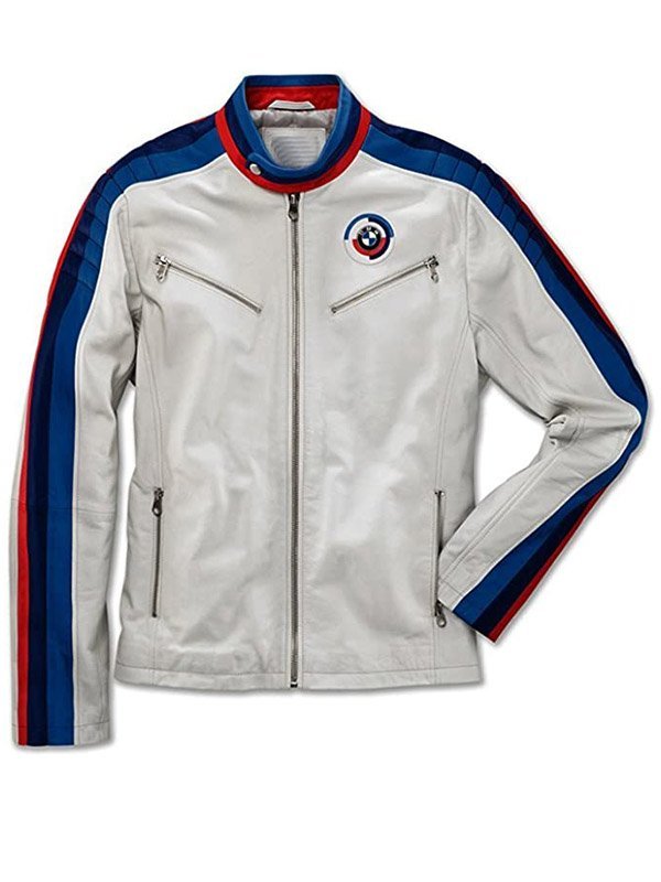 BMW Classic Men's Jacket | BMW Stipe Leather Jacket