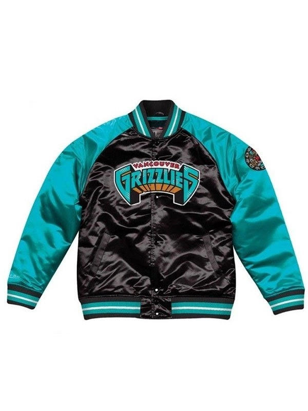 Mens Grizzlies Varsity Jacket Men s Starter Grizzlies Bomber Jacket