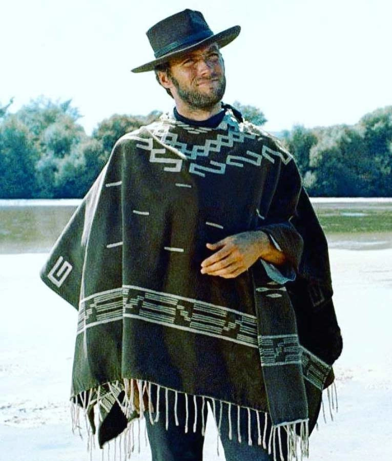 Clint Eastwood Good Bad Ugly Poncho