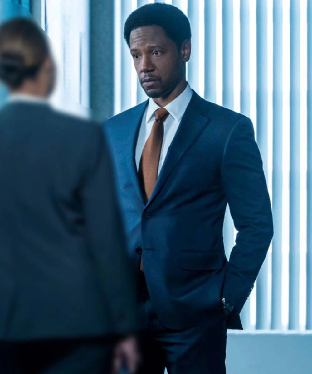 Tory Kittles The Equalizer (2021) Detective Marcus Dante Blue Blazer
