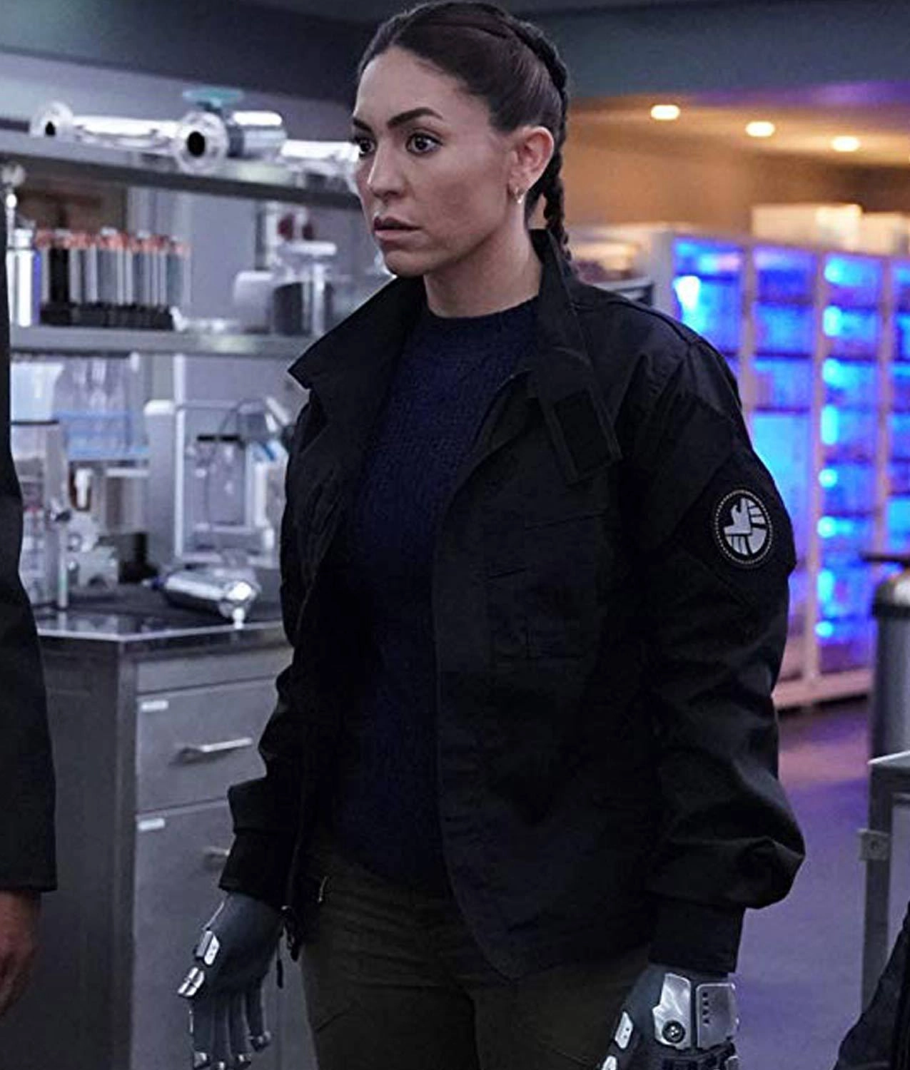 Natalia Cordova Buckley Agents of Shield Cotton Black Jacket