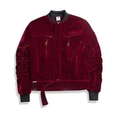 Harry Potter Velour Bomber Jacket L