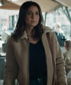Superman and Lois Lara Lang Cushing Bomber Jacket
