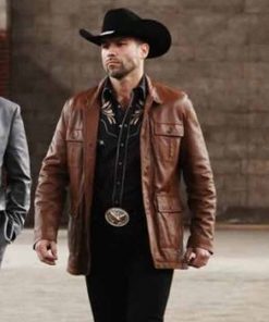 Queen Of The South S05 Aurelio Casillas Brown Leather Jacket