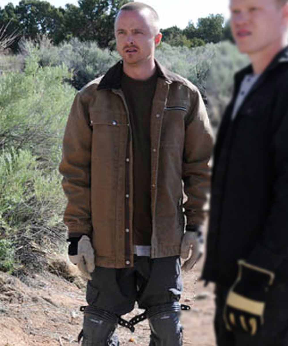 TV Series Breaking Bad Jesse Pinkman Brown Cotton Jacket