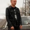 Jesse Pinkman TV Series Breaking Bad S05 Black Leather Jacket
