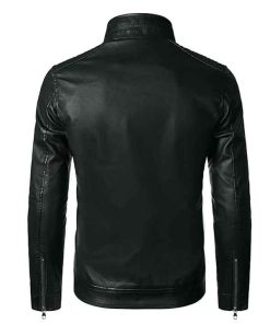 fit-slim-black-biker-leather-jacket-for-men