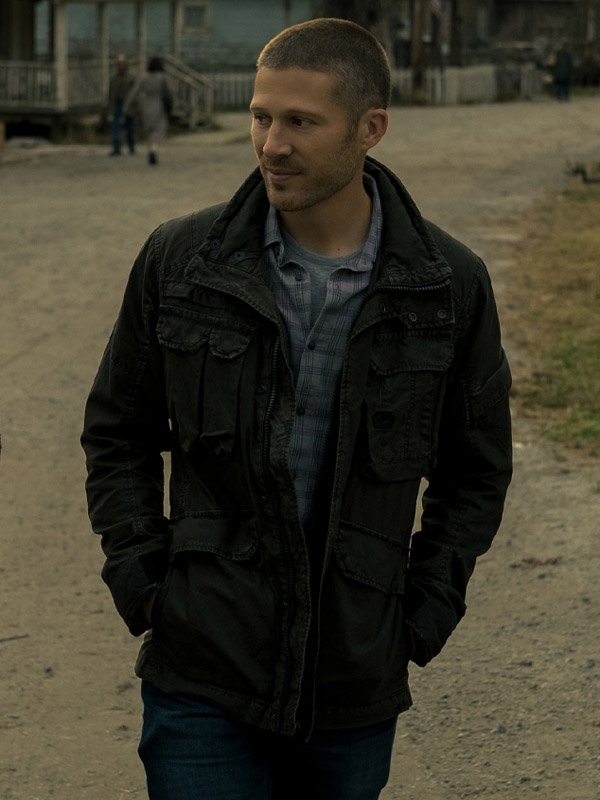 Midnight Mass Zach Gilford Black Jacket - Hollywood Leather Jackets