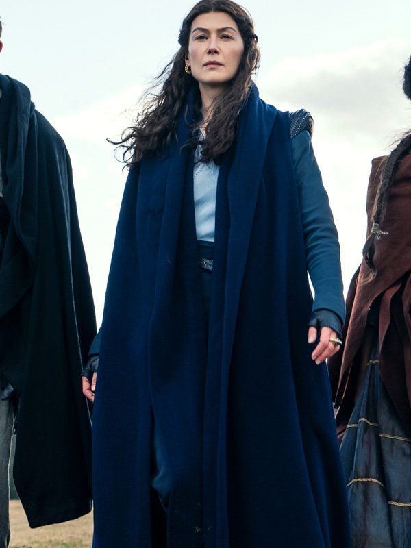 Wheel Of Time Moiraine Coat Rosamund Pike Trench Coat