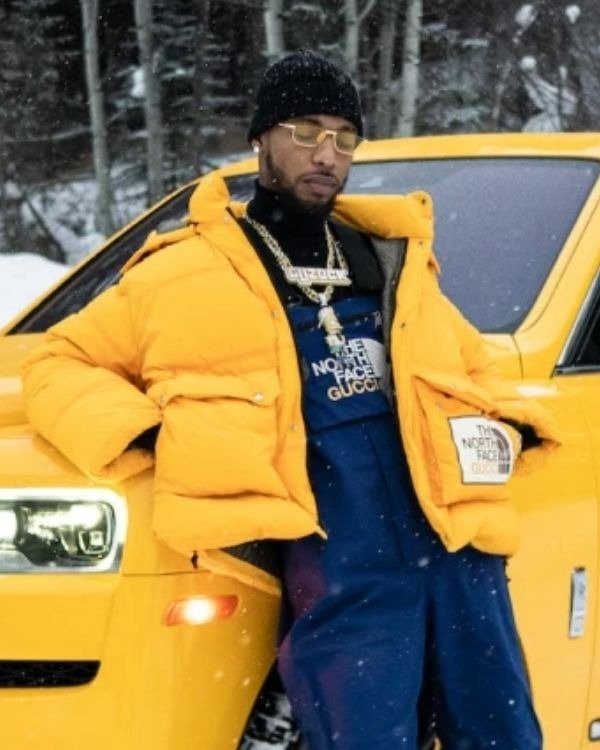 Key Glock Yellow Puffer Jacket