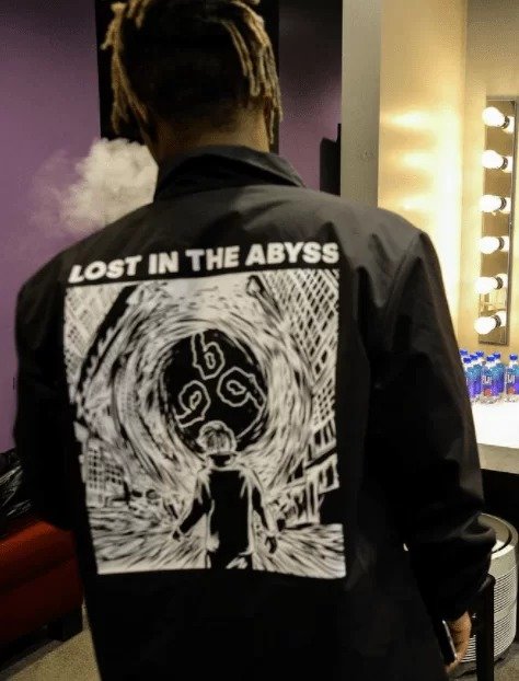 Juice Wrld Black Denim Studded Vest