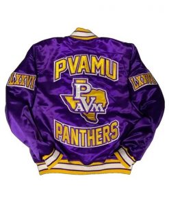 Prairie View A&M University Purple Varsity Jacket