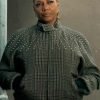 Robyn Mccall The Equalizer S03 Check Printed Jacket