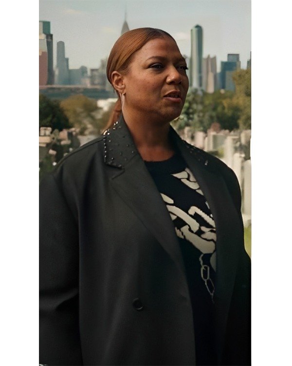 The Equalizer Season 3 Queen Latifah Long Coat Hollywood Leather Jackets