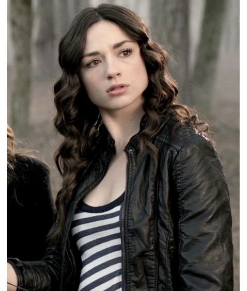 Teen Wolf The Movie Allison Argent Black Leather Jacket Teen Wolf The Movie Allison Argent Leather Jacket