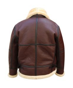 B3 RAF Aviator Pilot Flight WWII Shearling Jacket