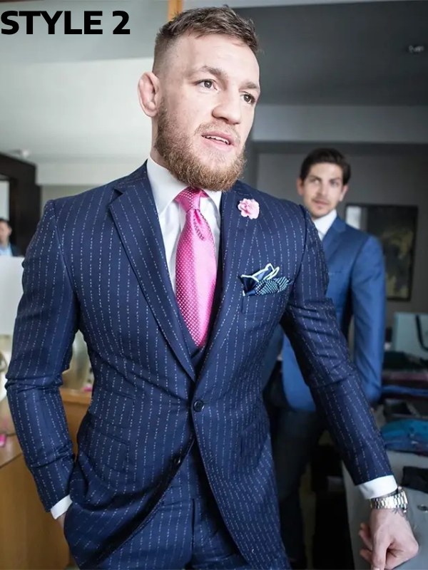 Conor McGregor Blue Suit Hollywood Leather Jackets