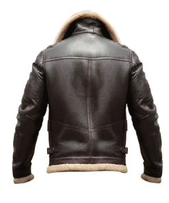 Leather Jacket Fur Coat Airforce Flight Jacket Mens