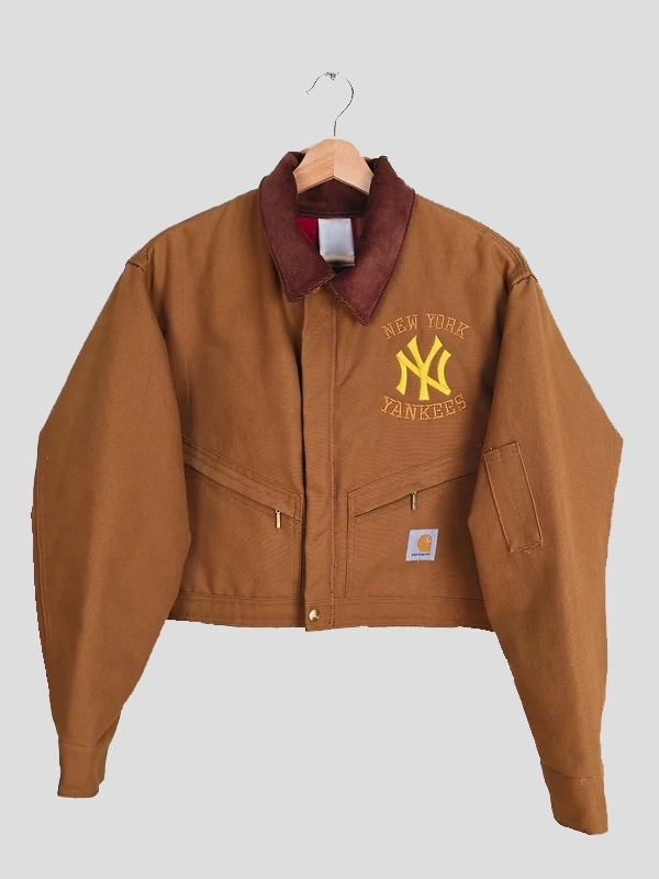 Vintage Carhartt x NY Yankees Crop Jacket - Hollywood