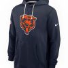 Ben Johnson Chicago Bears Sideline Blue Hoodie - FREE DELIVERY