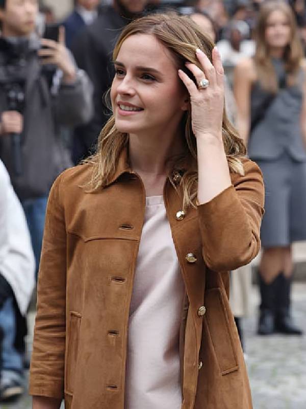 The Womenswear Spring Summer 2026 Emma Watson Brown Coat The Womenswear Spring Summer 2026 Emma Watson Brown Coat - save 30%