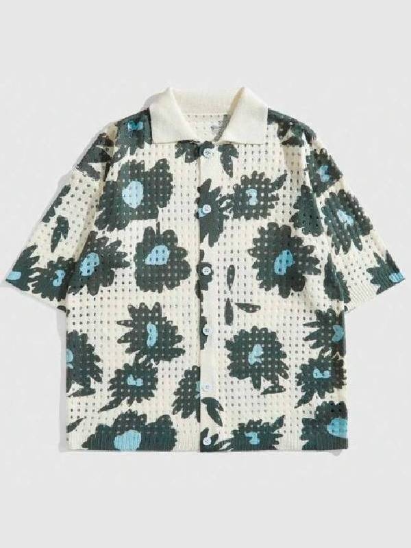 Baylen Out Loud S02 Colin Dooley Crochet Shirt Baylen Out Loud S02 Colin Dooley Floral Crochet Shirt