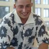 TV Series Baylen Out Loud Season 2 Colin Dooley Floral Crochet Vacation Knit Sweater Shirt.