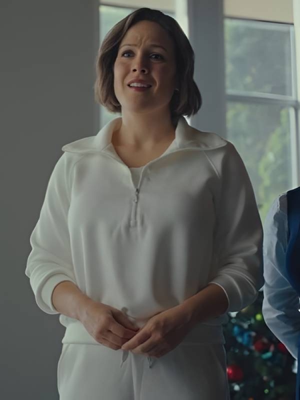 Christmas Above the Clouds 2025 Erin Krakow White Sweatshirt Erin Krakow TV Movie Christmas Above the Clouds White Sweatshirt
