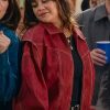 Off Campus Season01 Allie Hayes Red Bomber Jacket