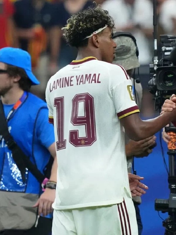 Portugal vs Spain Lamine Yamal White T-Shirt Portugal vs Spain Lamine Yamal T-Shirt